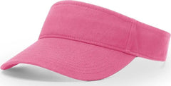 Richardson R45 Garment Washed Visors - Hot Pink - Hot Pink / OSFM
