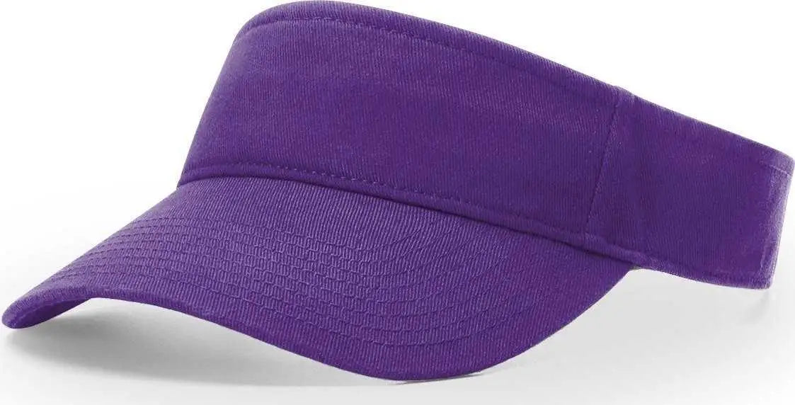 Richardson R45 Garment Washed Visors - Purple - Purple / OSFM