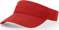 Richardson R45 Garment Washed Visors - Red - Red / OSFM