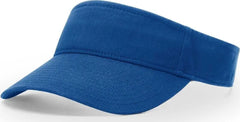 Richardson R45 Garment Washed Visors - Royal - Royal / OSFM