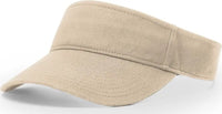 Richardson R45 Garment Washed Visors - Stone - Ivory / OSFM