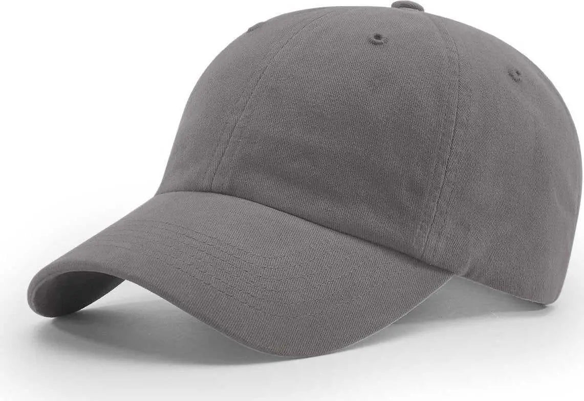 Richardson R55 Garment Washed Twill Caps - Charcoal - Dark Gray / OSFM