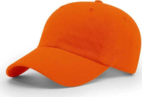 Richardson R55 Garment Washed Twill Caps Orange Orange / OSFM