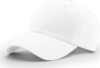 Richardson R55 Garment Washed Twill Caps White White / OSFM