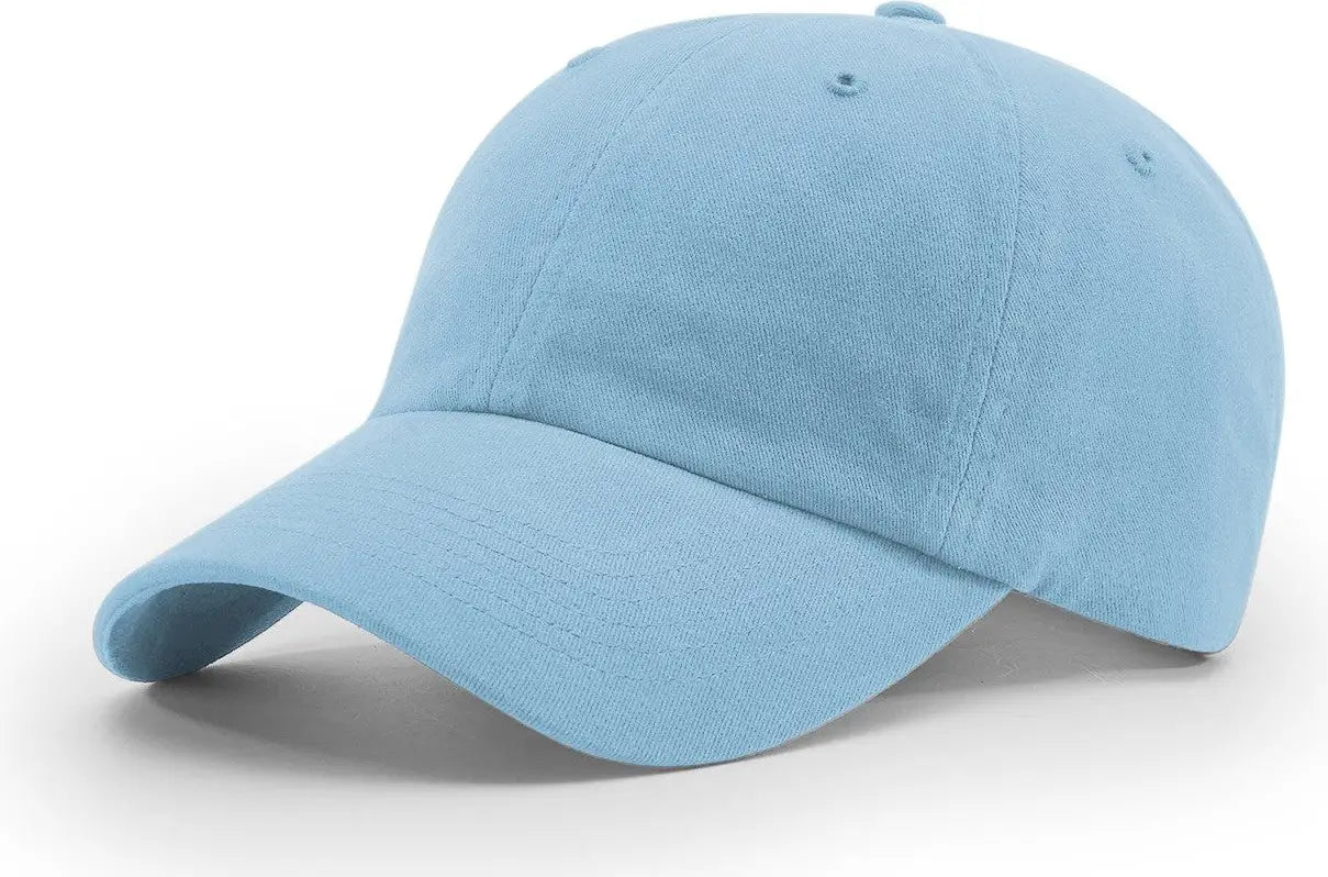 Richardson R55 R65 Garment Washed Twill Cap - Columbia Blue - Columbia Blue / OSFM