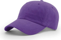 Richardson R55 R65 Garment Washed Twill Cap - Purple - Purple / OSFM