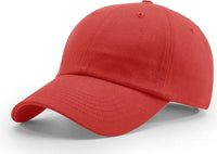 Richardson R65S Relaxed Twill Cap - Red - Red / OSFM