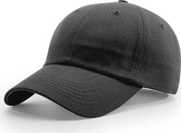 Richardson R65S Relaxed Twill Snapback Caps Black Black / OSFM