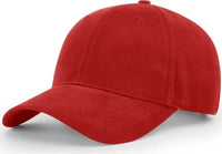 Richardson R75 Casual Twill Caps Red Red / OSFM