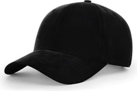 Richardson R75S Casual Twill Cap - Black - Black / OSFM