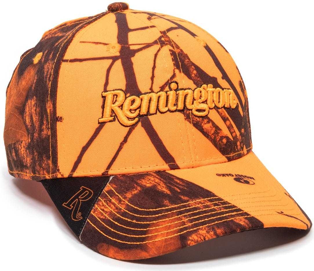 OC Sports RM46L Remington Cap that is Easily Visible - Mossy Oak Blaze | HIT a Double