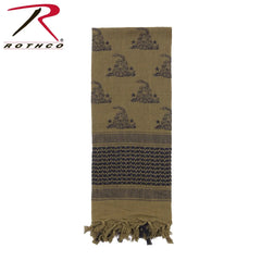 Rothco Gadsden Snake Shemagh Tactical Desert Scarf