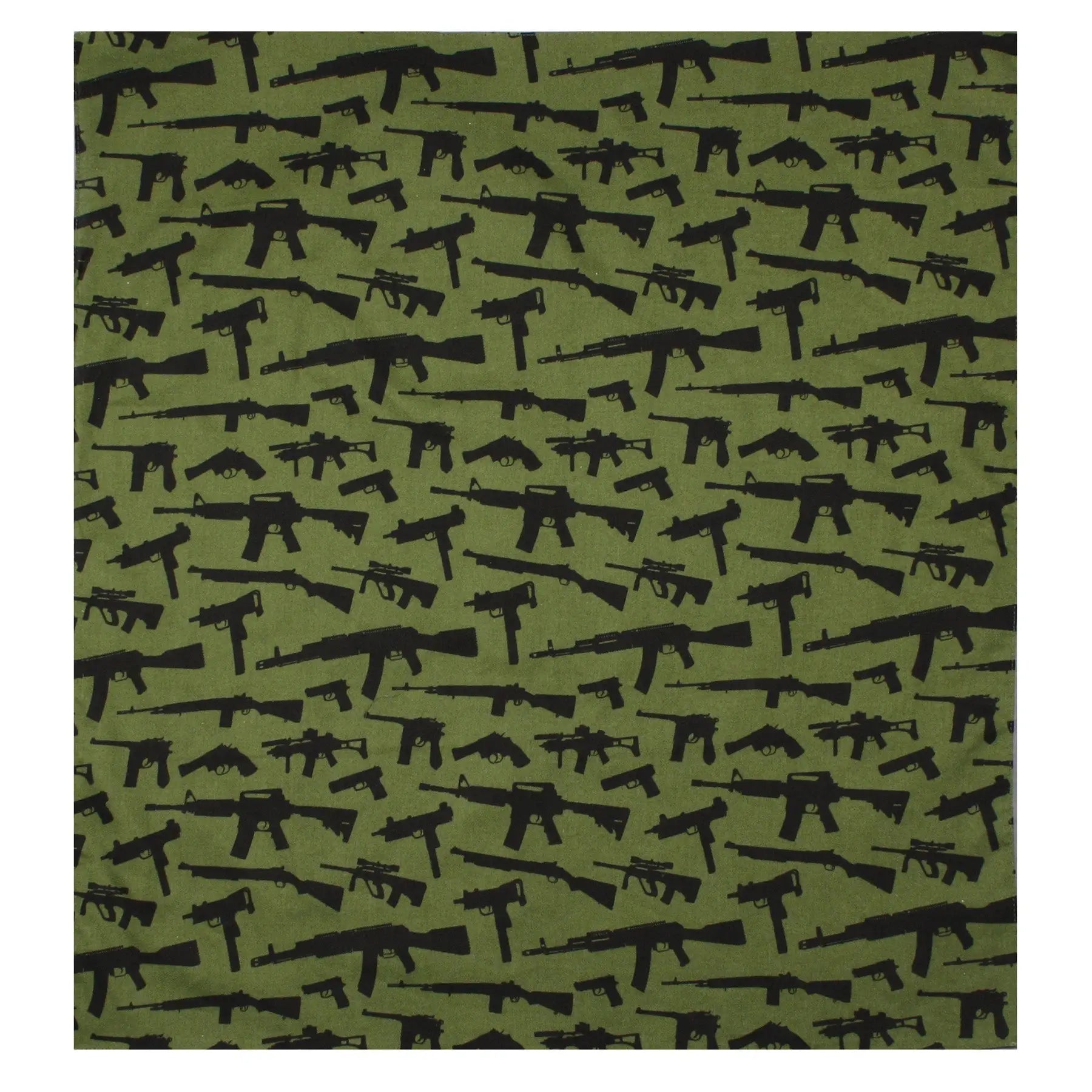 Rothco Gun Pattern Bandana - Olive Drab