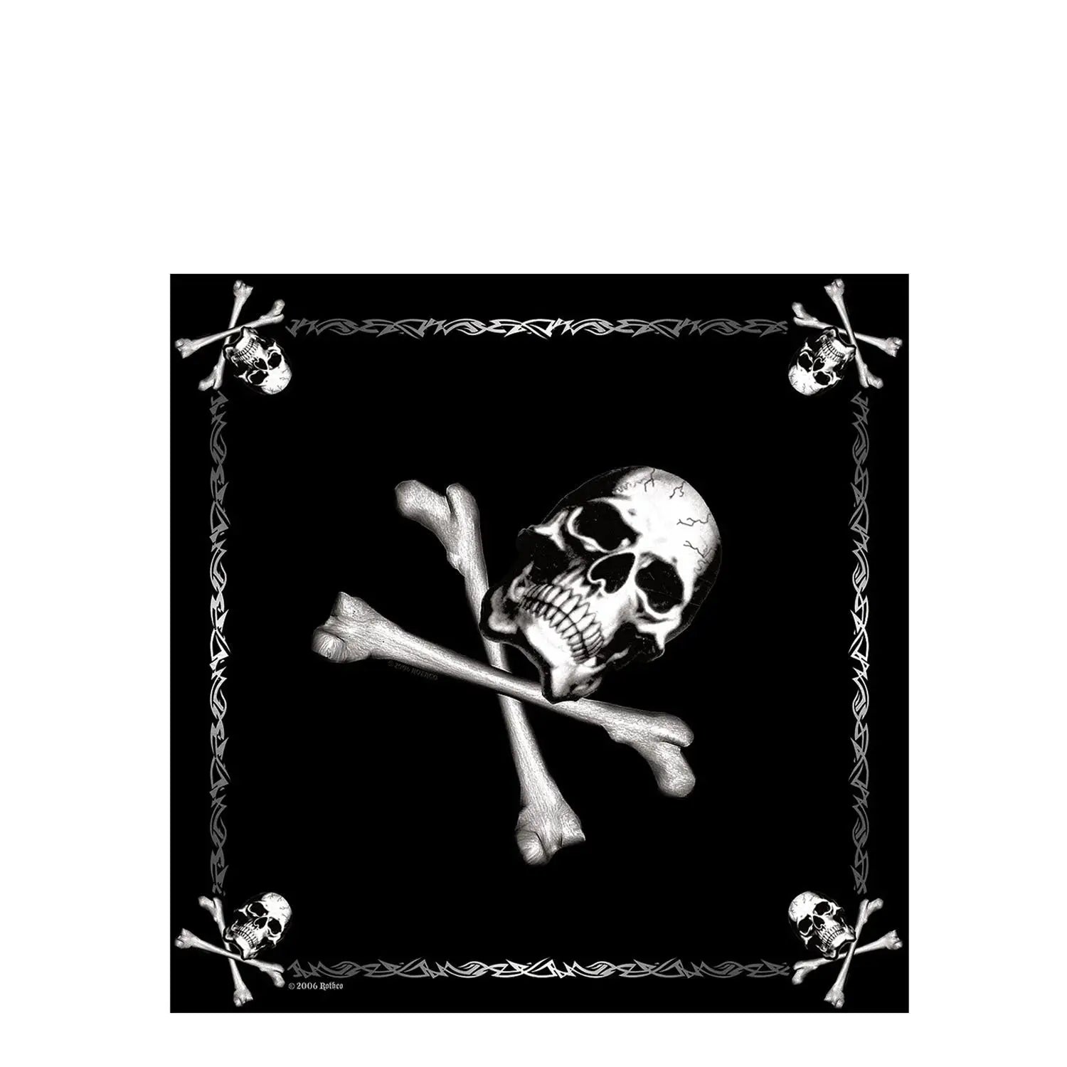 Rothco Skull Jolly Roger Bandana - Black / One Size