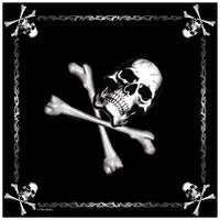 Rothco Skull Jolly Roger Bandana Black / One Size
