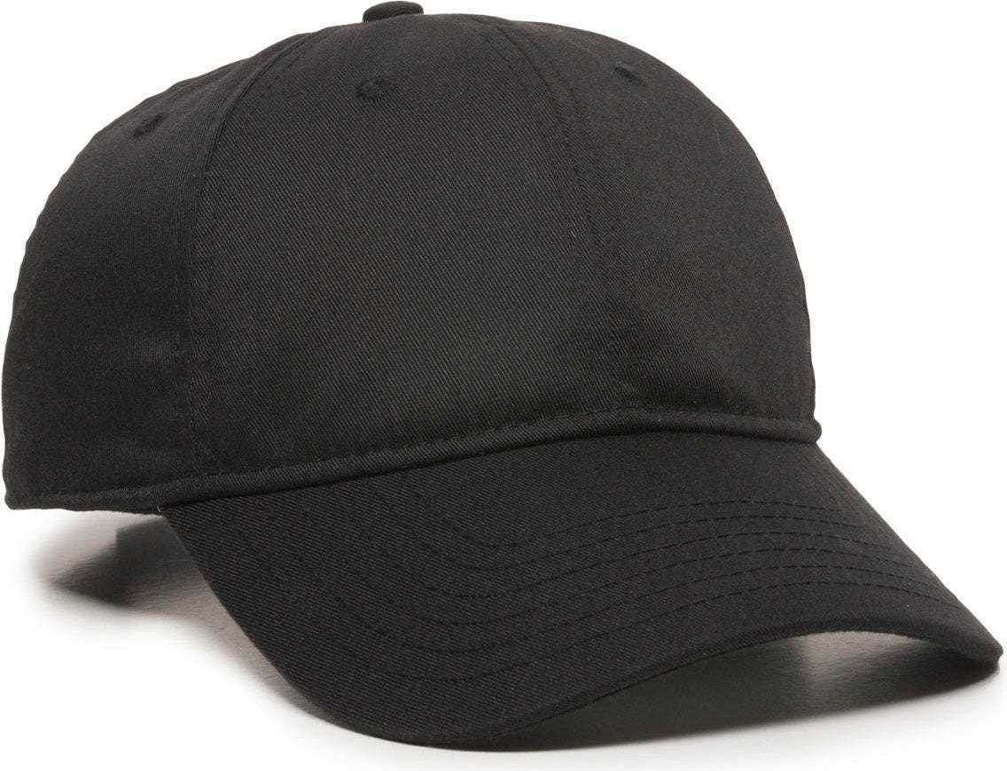 OC Sports RPET100 Adjustable Low Profile Cap - Black | HIT a Double