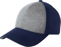 Sport-Tek STC18 Jersey Front Cap - Vintage Heather True Navy - Navy / 6 3/4’’ - 7 1/4’’