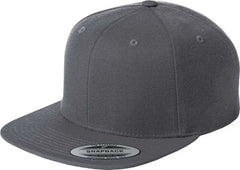 Sport-Tek STC19 Yupoong Flat Bill Snapback Cap - Graphite - Dark Gray / OSFM