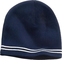 Sport-Tek STC20 Spectator Beanie - True Navy White - Navy White / One Size Fits Most