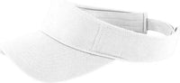 Sport-Tek STC27 PosiCharge RacerMesh Visor - White - White / One Size Fits Most
