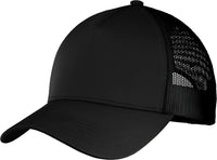Sport Tek STC36 PosiCharge Competitor Mesh Back Cap Black Black Black / 7 1/8’’ 7 5/8’’