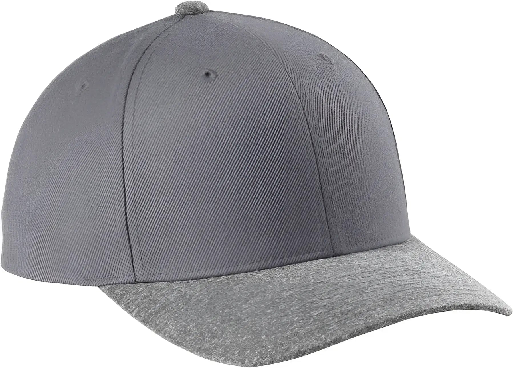 Sport-Tek STC43 Yupoong Curve Bill Snapback Cap - Graphite/ Gray Heather - Dark Gray / OSFA