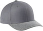 Sport-Tek STC43 Yupoong Curve Bill Snapback Cap - Graphite/ Gray Heather - Dark Gray / OSFA