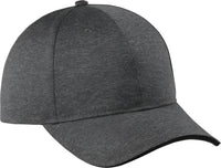 Sport-Tek STC44 Contender Snapback Cap - Graphite Heather/ Black - Dark Gray Black / OSFA