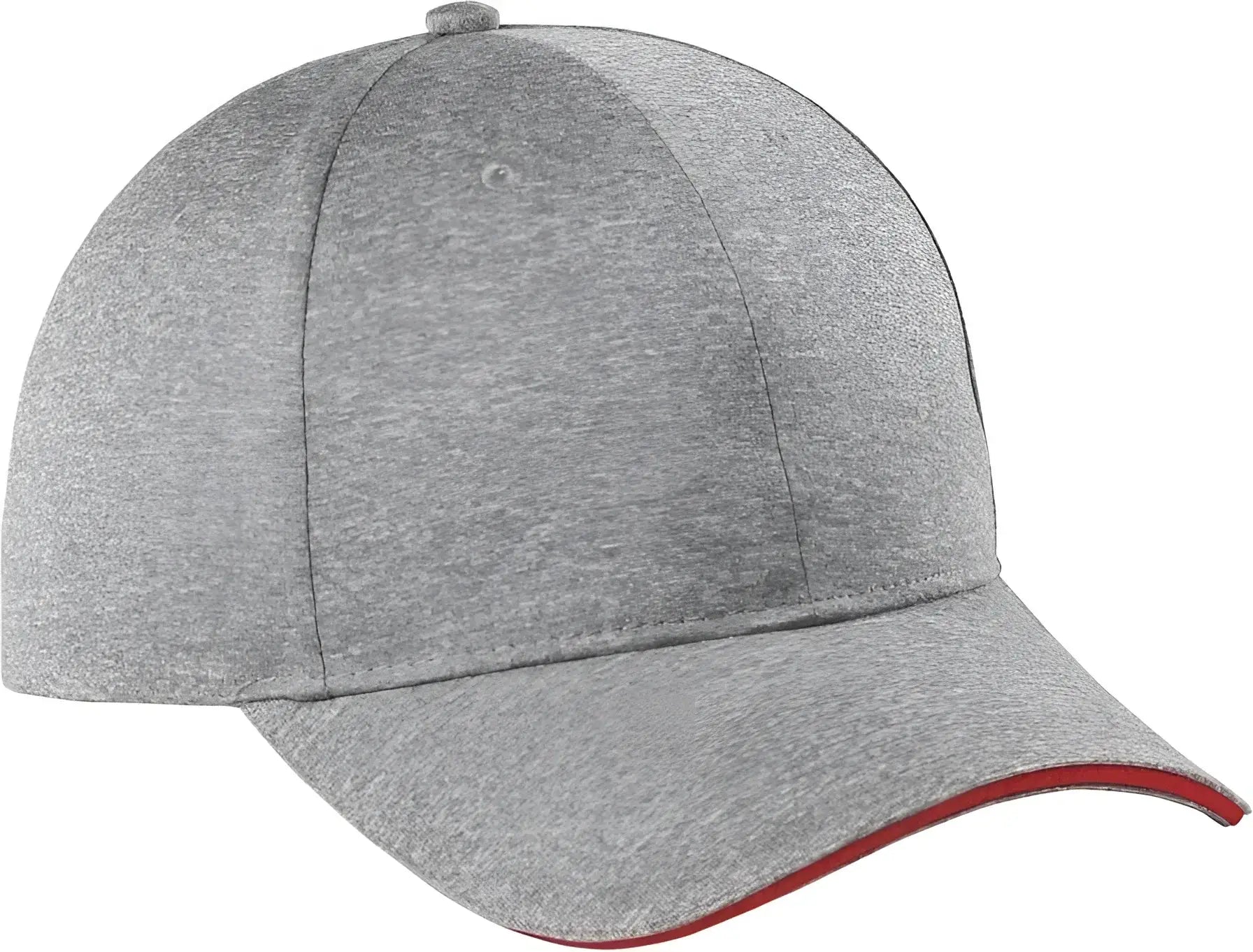 Sport-Tek STC44 Contender Snapback Cap - Vintage Heather/ True Red - Red / OSFA