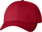 Sportsman 2260 Adult Cotton Twill Cap - Red - Red / 6 5/8’’ - 7 3/8’’