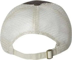 Sportsman 3100 Contrast Stitch Mesh Back Cap Brown Stone Brown / 6 5/8’’ 7 3/8’’