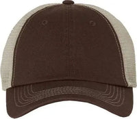 Sportsman 3100 Contrast-Stitch Mesh-Back Cap - Brown Stone - Brown / 6 5/8’’ - 7 3/8’’