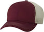 Sportsman 3100 Contrast-Stitch Mesh-Back Cap - Maroon Stone - Maroon / 6 5/8’’ - 7 3/8’’