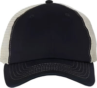 Sportsman 3100 Contrast-Stitch Mesh-Back Cap - Navy Stone - Navy Gray / 6 5/8’’ - 7 3/8’’