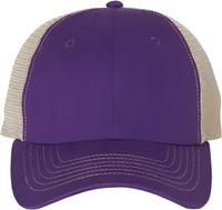 Sportsman 3100 Contrast-Stitch Mesh-Back Cap - Purple Stone - Purple Gray / 6 5/8’’ - 7 3/8’’