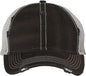 Sportsman 3150 Bounty Dirty Washed Mesh Back Cap Black Silver Black Gray / 6 5/8’’ 7 3/8’’