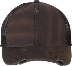 Sportsman 3150 Bounty Dirty Washed Mesh Back Cap Charcoal Black Dark Gray Black / 6 5/8’’ 7 3/8’’