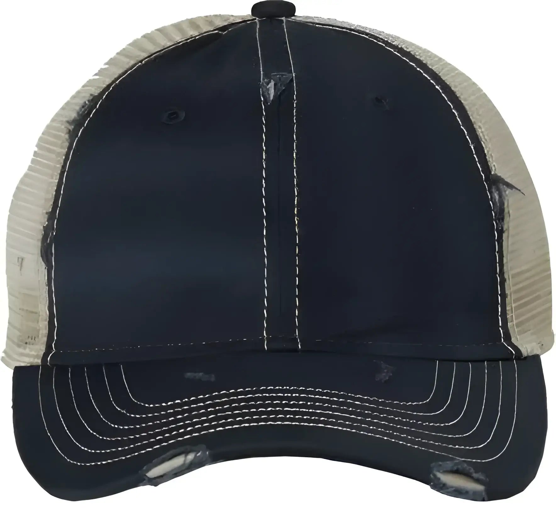 Sportsman 3150 Bounty Dirty Washed Mesh Back Cap Navy Khaki Navy Khaki / 6 5/8’’ 7 3/8’’