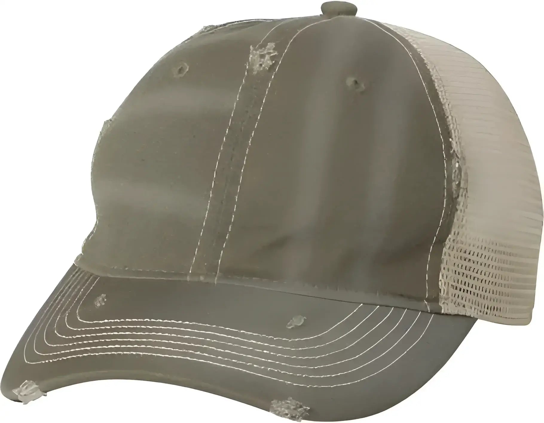 Sportsman 3150 Bounty Dirty Washed Mesh Back Cap Olive Khaki Olive Khaki / 6 5/8’’ 7 3/8’’