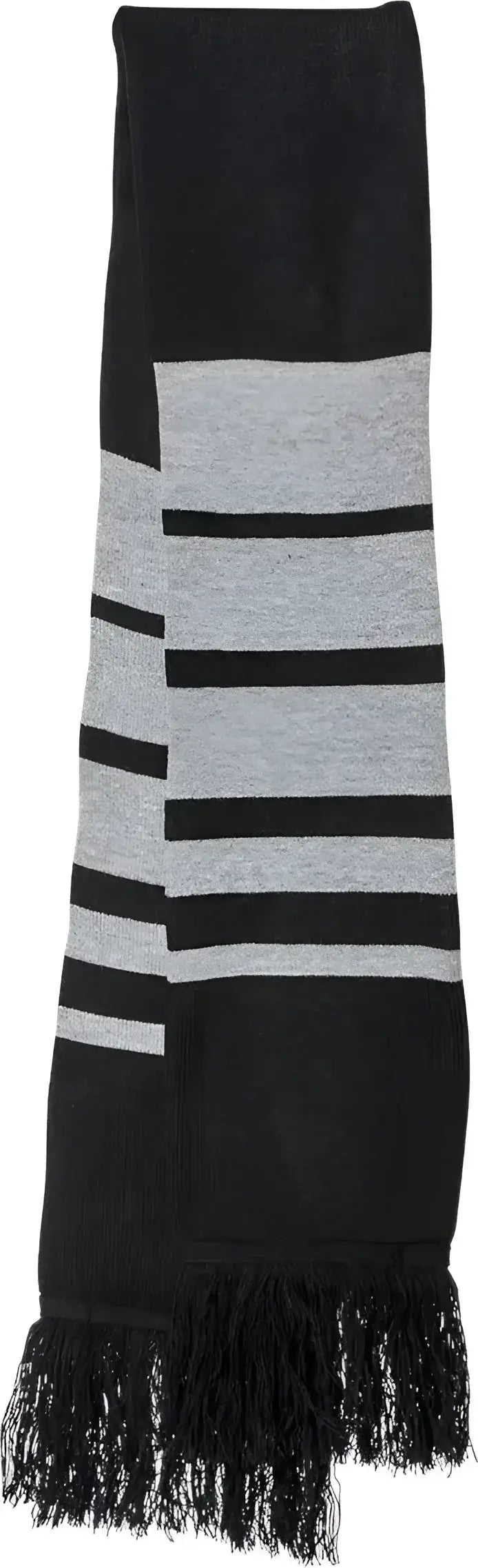 Sportsman SP07 Soccer Scarf - Black Heather Grey - Black Gray / One Size Fits Most