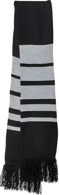 Sportsman SP07 Soccer Scarf - Black Heather Grey - Black Gray / One Size Fits Most