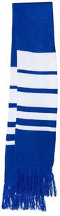 Sportsman SP07 Soccer Scarf - Royal White - Royal White / One Size Fits Most