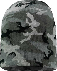 Sportsman SP08 8’’ Beanie - Gray Camo - Gray / One Size Fits Most