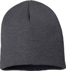 Sportsman SP08 8’’ Knit Beanie Heather Charcoal Dark Gray / One Size Fits Most