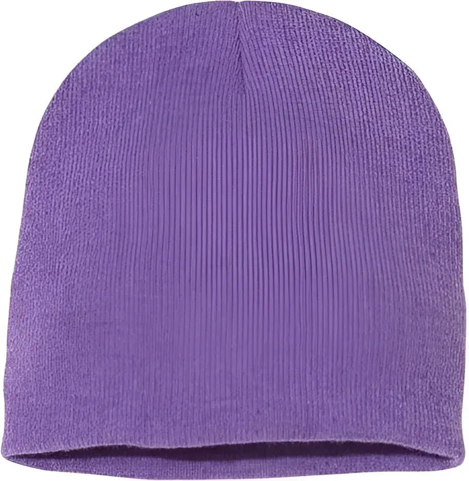 Sportsman SP08 8’’ Knit Beanie Heather Purple Purple / One Size Fits Most