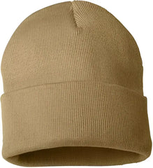 Sportsman SP12 Solid 12’’ Cuffed Beanie Camel Brown / One Size Fits Most