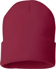 Sportsman SP12 Solid 12’’ Cuffed Beanie Cardinal Cardinal / One Size Fits Most