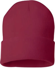 Sportsman SP12 Solid 12’’ Cuffed Beanie Cardinal Cardinal / One Size Fits Most
