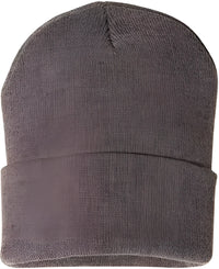 Sportsman SP12 Solid 12’’ Cuffed Beanie Heather Brown Brown / One Size Fits Most