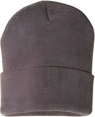 Sportsman SP12 Solid 12’’ Cuffed Beanie Heather Brown Brown / One Size Fits Most